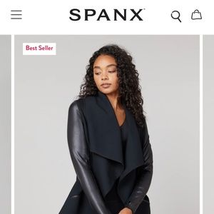 Spanx drape front jacket Small